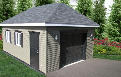 Garage door sales and installation service for sheds in Montreal, Laval and on the North Shore - Montreal Garage Doors - Portes-de-Garage-Supérieur located in Ville Saint-Laurent